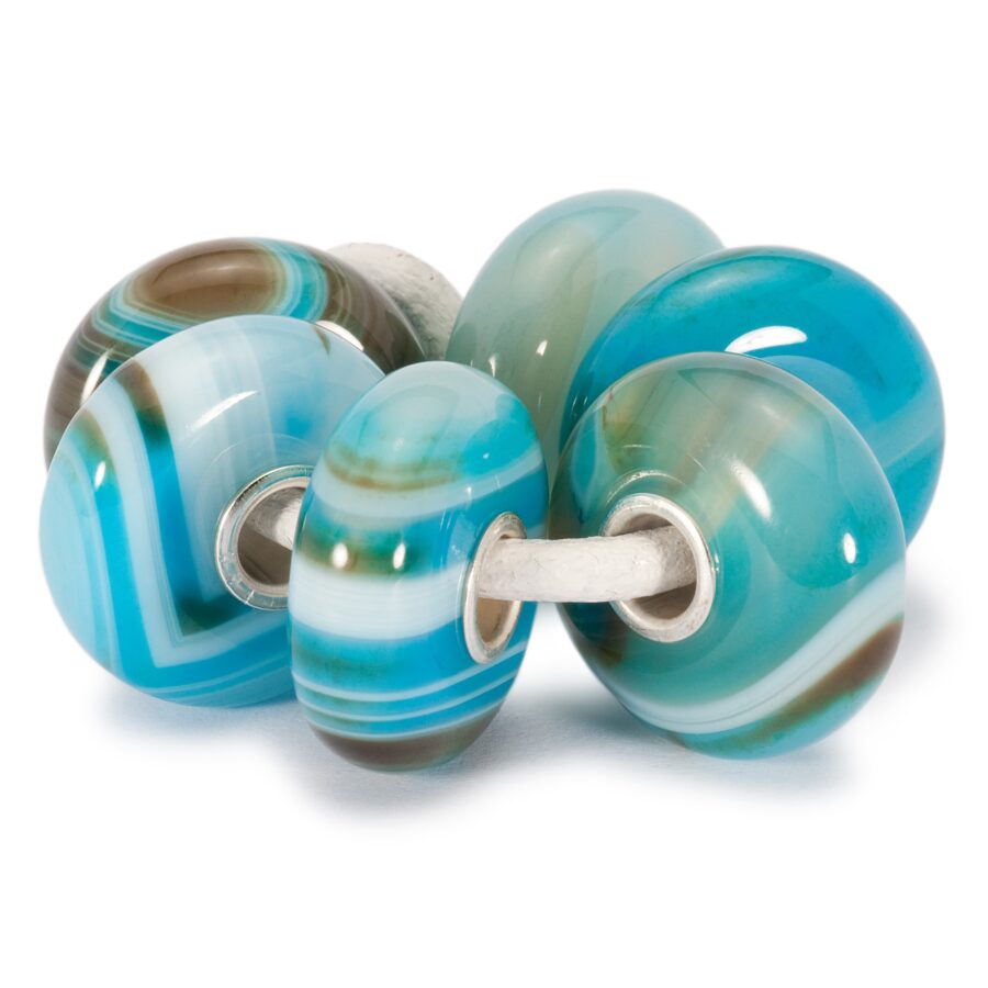 Set Strisce Agata Azzurra