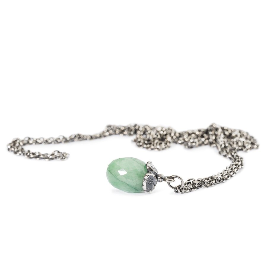 Collana Fantasia con Smeraldo 80 cm