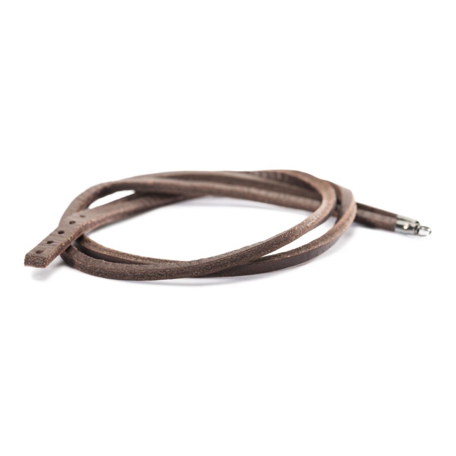 Bracciale Cuoio Marrone 45CM