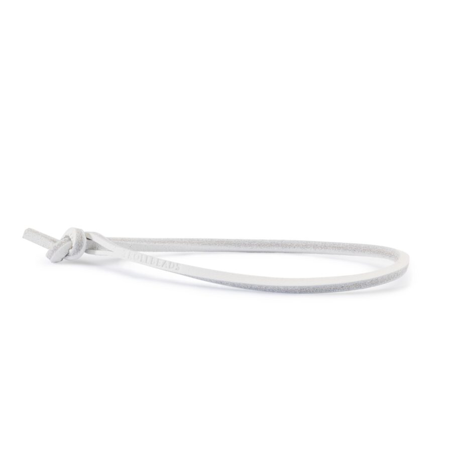 Bracciale di Pelle, Bianco