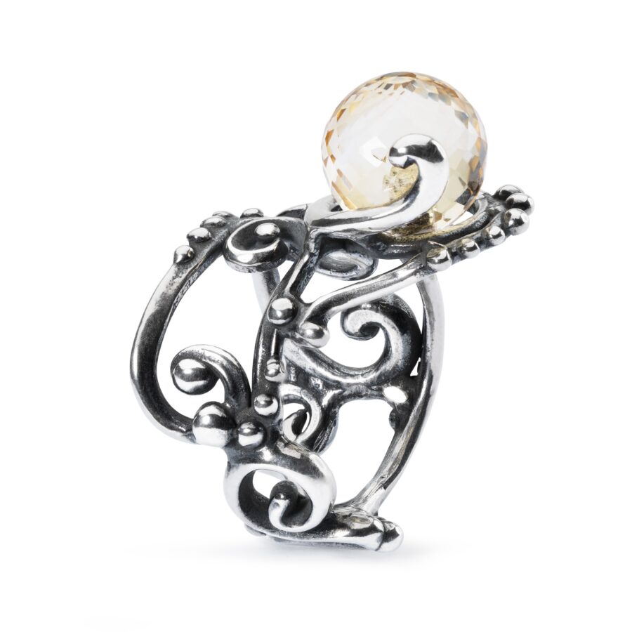 Anello con Quarzo Citrino mis.11